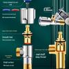 Household Full Copper 304 Stainless Steel Angle Valve for Kitchen & Bathroom – Cold & Hot Water Stop/Splitter Valve