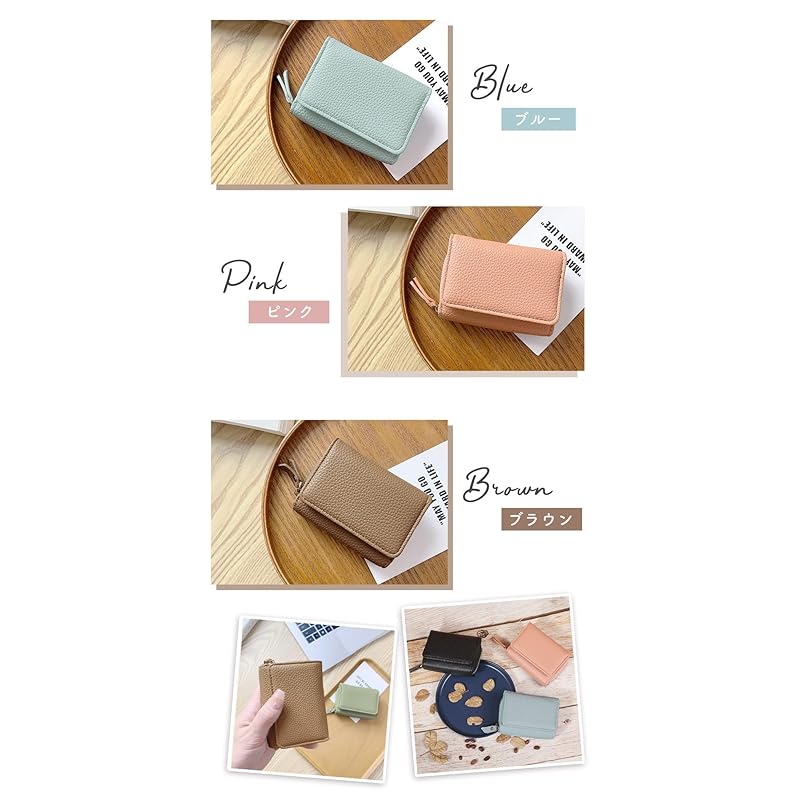 [Miracic] trifold wallet TN-TFWT ladies pink