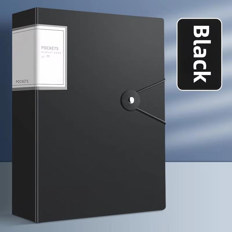 A4 Display Book-Large Capacity Premium Clear Folder,Portfolio Document Organizer for School Office Home,Artwork Presentation