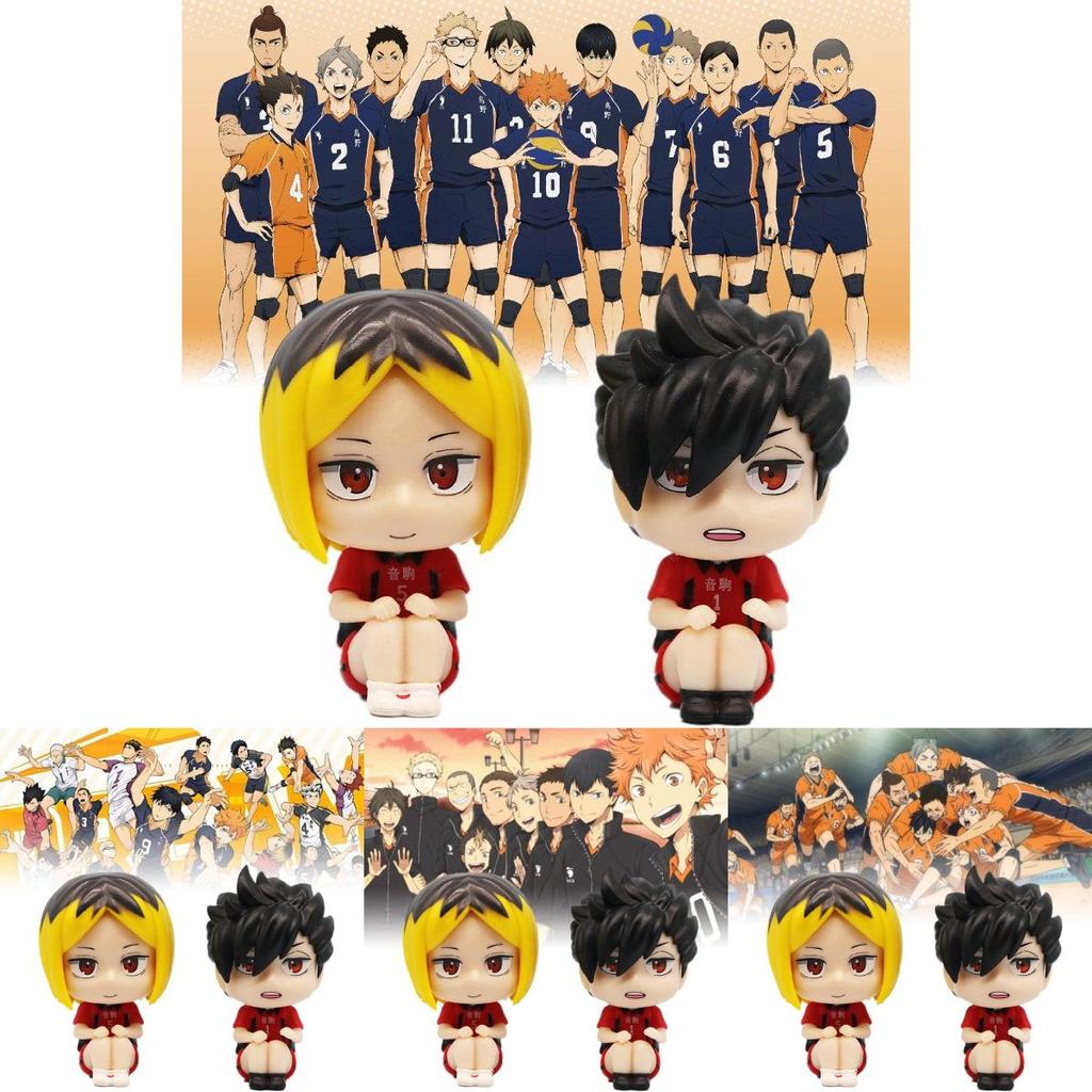 Adorable Pvc Volleyball Anime Figure Of Lk Black Tail Iron And Lk Gnawing Claw For Collectors