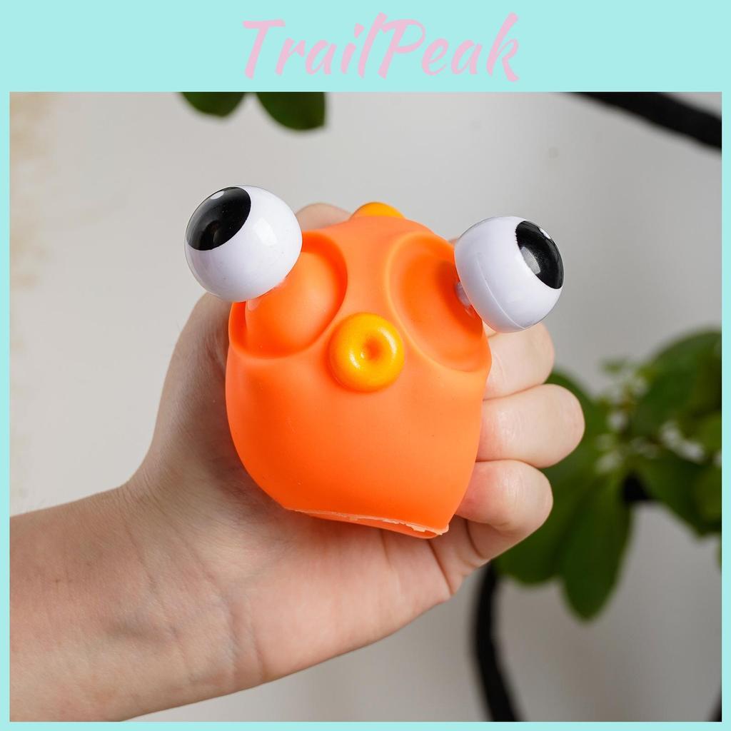 Orange Creative Bird Animal Squeeze Toy Tpr Material Cognitive Development Play