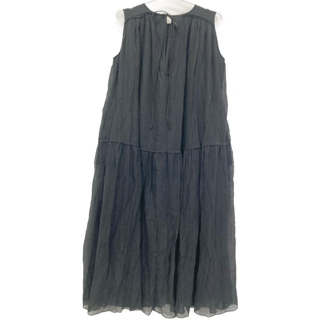 KURASHI&Trips PUBLISHING Excellent Condition, Random Pleated Sleeveless Dress That Sways In the Summer Breeze Dress M blackUsed