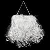 Santa Claus Beard Curly Fluffy Costume Adults/Kids Christmas Performance Santa Fake White Handlebar Mustache for Cosplay Party