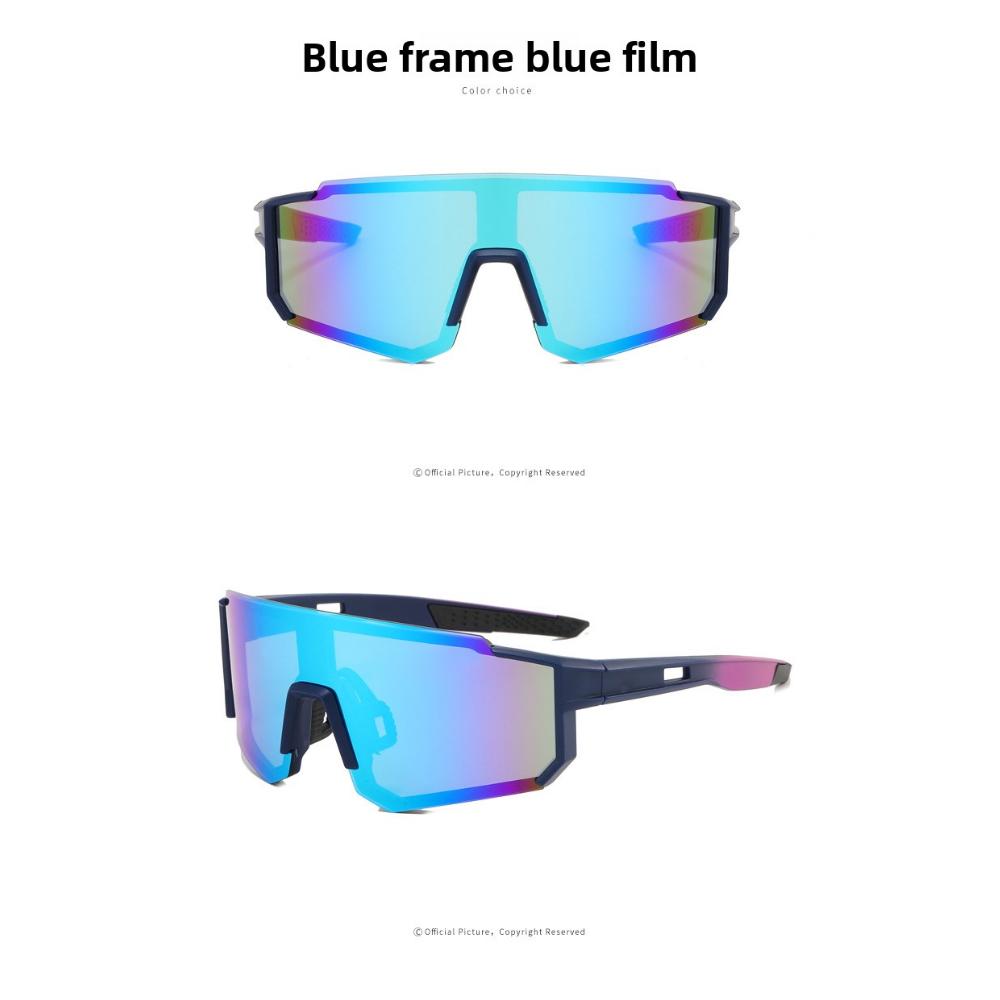 Europäische und amerikanische neue Sport-Radbrillen, Fahrrad-Trend Herren- und Damen-farbige Outdoor-Sonnenbrillen, beschichtete Modebrillen