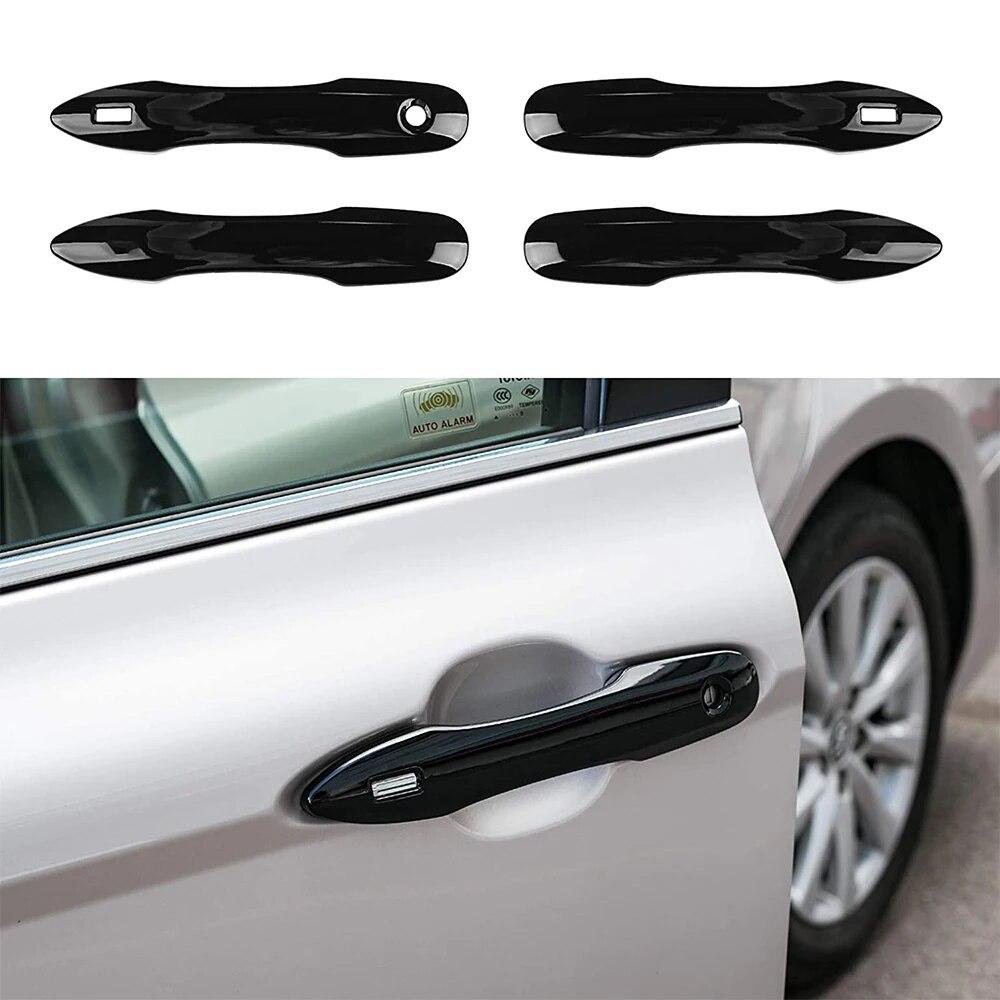 4x for Toyota Yaris Cross Hybrid 2022 2023 XP210 Stickers   Glossy Black Car Door Handle Cover Trim Styling Accessories