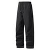 Men's Plush Casual Sports Pants Loose Warm Straight Solid Color Trousers