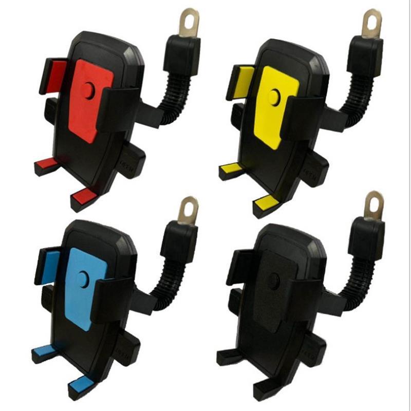 New Bicycle Mobile Phone Holder, Electric Motorcycle Bicycle Rotating Car Bracket, Automatic Lock Navigation Bracket