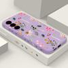 Flower Print Lanyard Case For Samsung Galaxy S24 S23 S22 Ultra S21 FE A14 A34 A52 A54 A15 A25 A35 A55 5G A16 A56 S25 Plus Cover