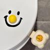 1PC Smile Face Ball Toilet Lid Lifter, Clown Toilet Lid Lifter, Handheld Toilet Seat Cover Opener for Bathroom