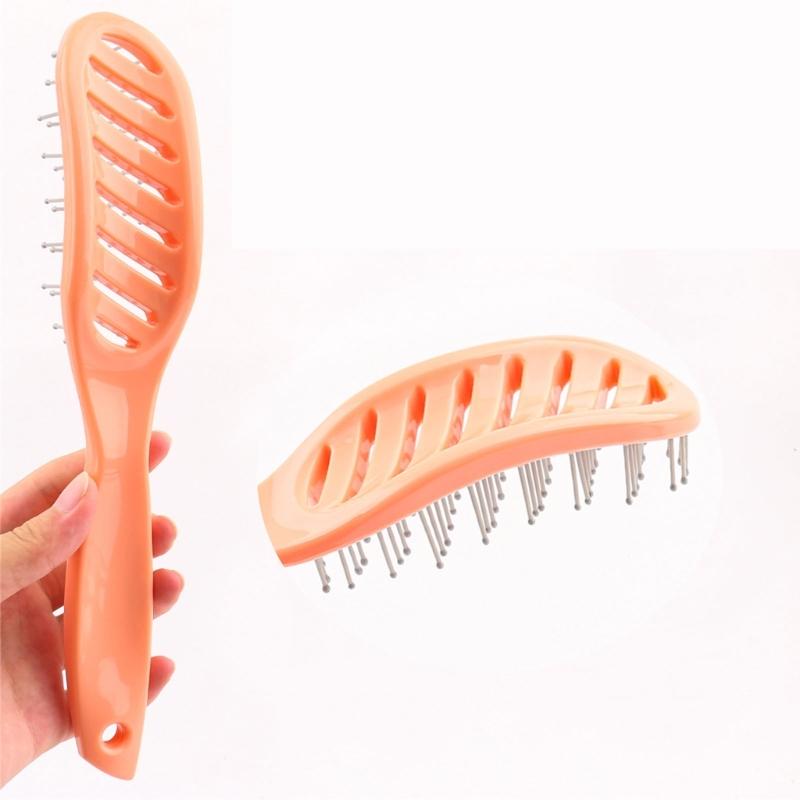 Hair Styling Brush Practical Hair Comb Hollow Out Hair Brush Detangling Hair Brush Massage Comb for Dry and Wet Hair