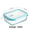 High Borosilicate Glass Lunch Box Portable Food Container Sealed Fresh-Keeping Box Microwave Oven Heating Freezer Food Bento Box