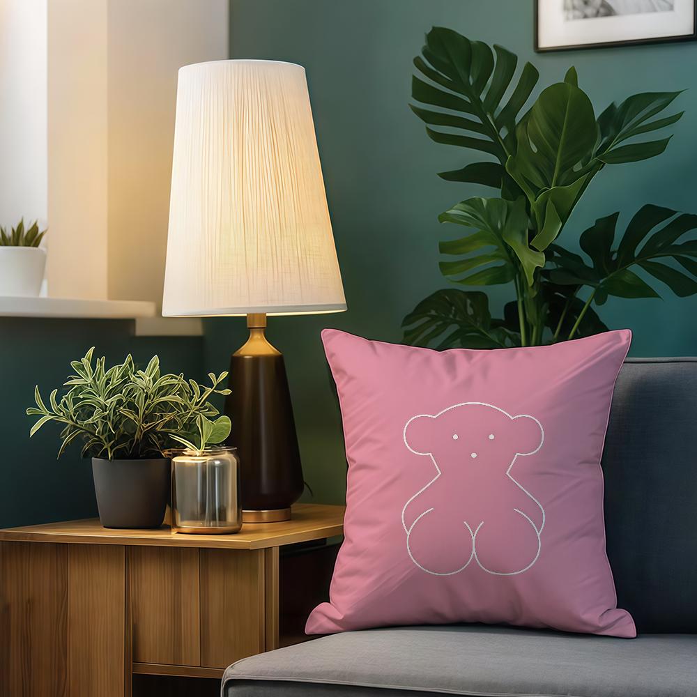 Fashion T-TOUS-ES B-Bear-ES cushion cover For Sofa Car Office Cafe Soft And Comfortable Double-Sided Printing Pillow Cover
