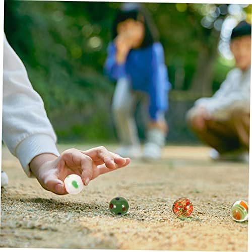 Toddmomy 30 Pieces Glass Marbles for Handmade Decorative Aquarium Marbles, Creative Craft Projects and Kids Play