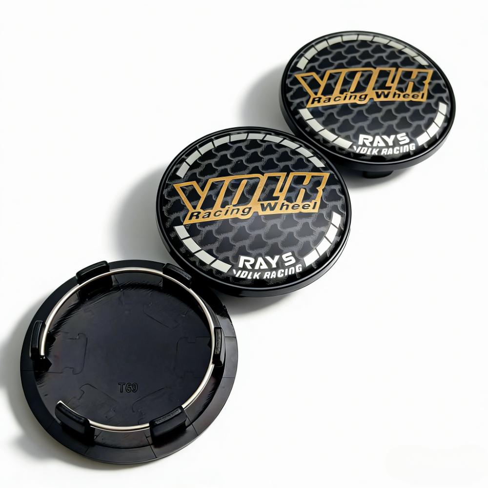 4 vnt. VOLK Racing Logotipo Emblema Rays Ženklelis Automobilio Ratlankio Centriniai Dangteliai 69MM Spaustukai 56MM Ratlankių Stebėklės Dangtelis Ratlankio Stebėklės Dangteliai Dulkių Dangtelio Priedai