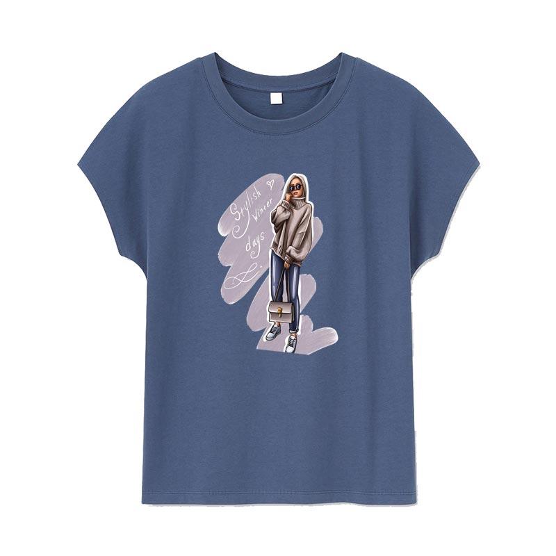 Stylish Woman Iron-On Transfers Heat Press Appliqued Fashion Jeans Diy Accessory Sticker Stripes Stickers Girl Washable