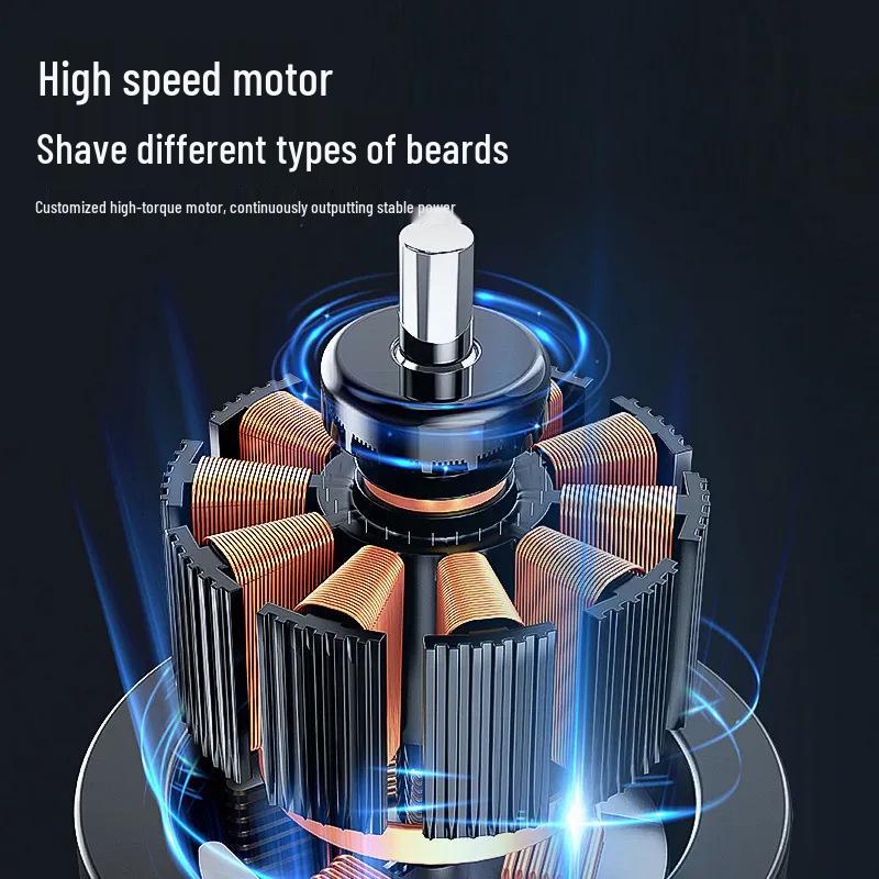 Chigo Men's Rechargeable Electric Shaver: Silent, Long-Lasting, Three-Head Design