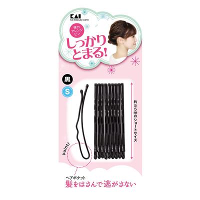 KAI Strong Hold Hair Styling Pins S (Black)