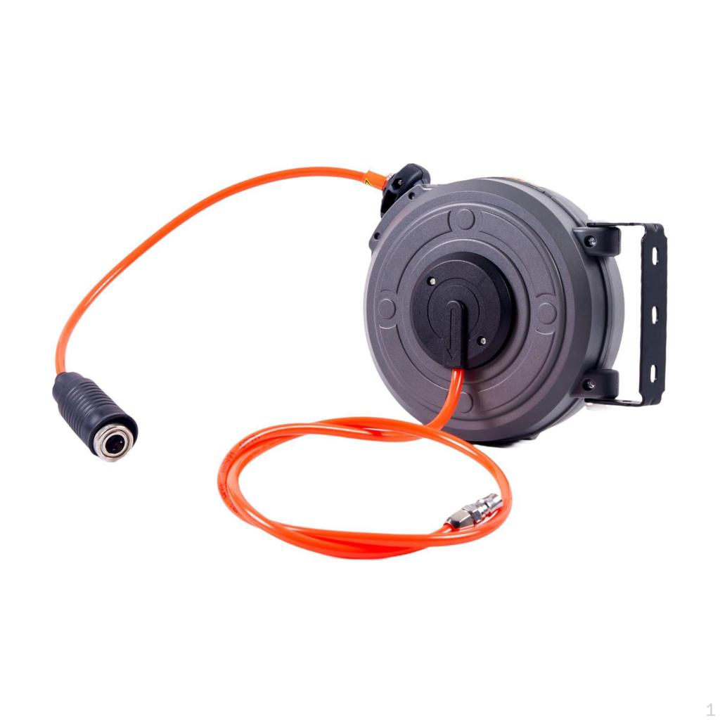 Retractable Air Hose Reel Drum for Garage Car Repair Shop Workshop