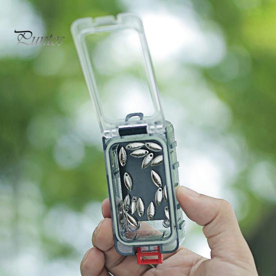 Splicing Fishing Lure Box Glow-in-the-dark Magnetic Clear Portable Waterproof Multifunction Fishing Hooks Soft Hard Bait Angling Tools Gear Organizer