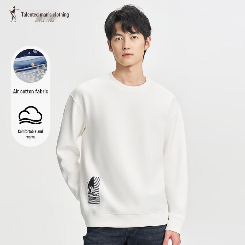 TRIES Men s Geometric Print Air Layer Pullover L