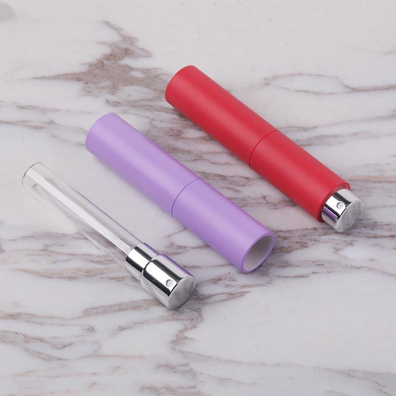 10ml Candy Color Twist & Retract Perfume Atomizer – High-End Portable Glass Spray Bottle