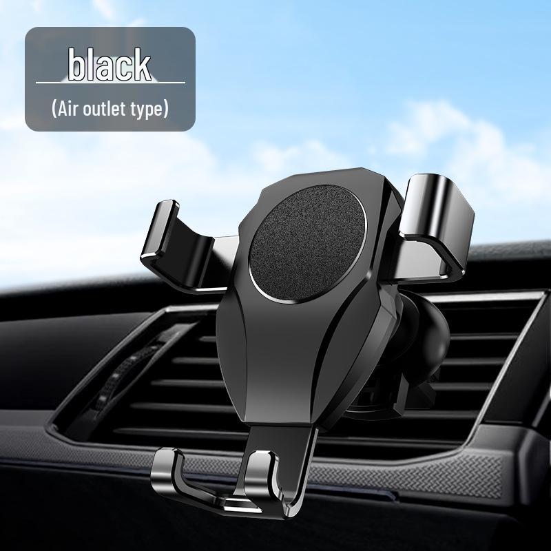Gravity-Sensing Car Phone Holder with Vent Clip