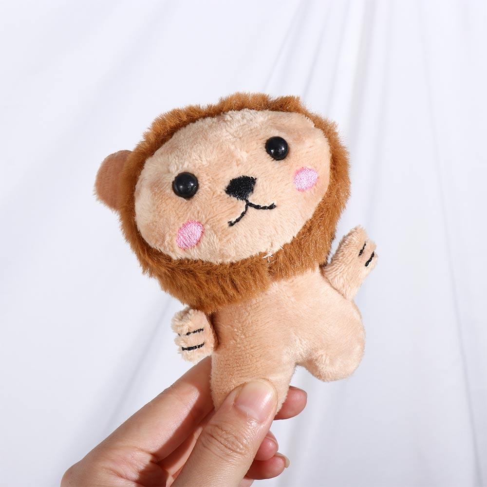 Cartoon Stuffed Toys Plush Toy Lion Plush Doll Lion Keyring Plush Pendant Lion Plush Keychain