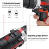 12V/24V Brushless Cordless Screwdriver Rechargeable Drill Power Tool Multi-function Electric Drill