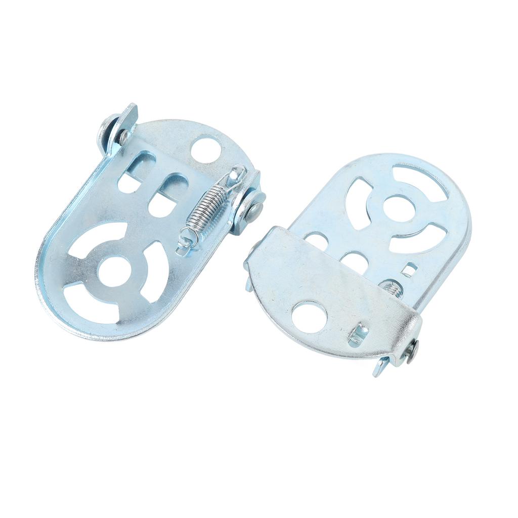 1 para pedałów tylnych do roweru stal manganowa oszczędzające miejsce składane pedały tylne do roweru podnóżki srebrne