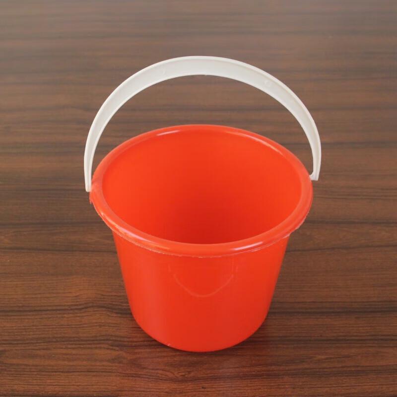 Grube Czerwone 2L Plastikowe Wiadra do Przechowywania