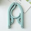10Pcs Folding Clothes Rack Non-Slip Hangers Curved Groove Design Portable Compact Space-Saving Travel Hangers