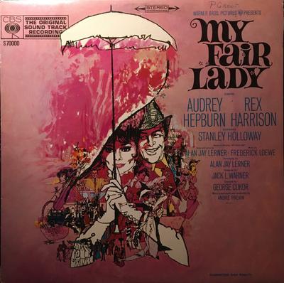 LP Record AUDREY HEPBURN  REX HARRISON  STA  My Fair Lady  CBS70000 CBS Netherland Soundtracks  Musicals Used