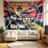 Custom Name Personalized Transformers Print Tapestry, Wall Art Decor, Bedroom, Dorm, Apartment, LivingRoom, Party Backdrop, Gift for Birthday
