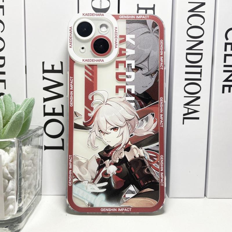 Genshin Impact Case For iPhone 11 12 13 14 15 Pro Max Mini 6 6S 7 8 Plus XR XS Max X Xiao Zhongli Wanderer Alhaitham Cover