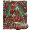 JQ Licensing Spirit of Christmas Silky Poinsettia Supersoft Blanket
