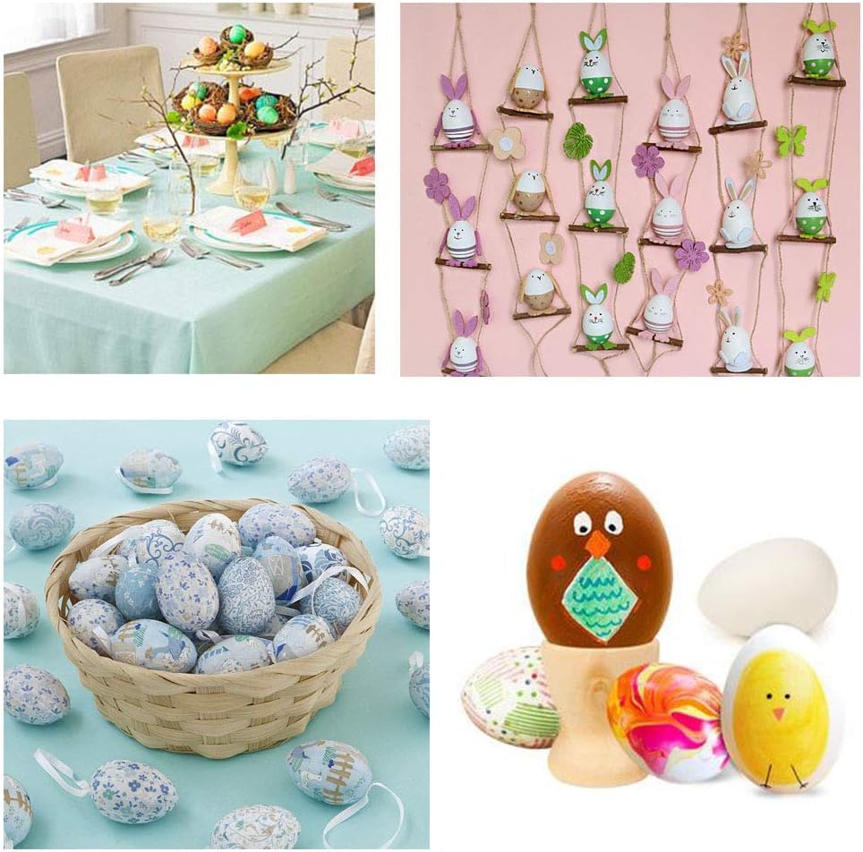 Jucării Pasăre False pentru Set de 10 Ouă de Plastic Imitație pentru Peruși și Păsări Mici Accesorii Ouă pentru Hrănire DIY Accesorii Grădinărit Ouă, Peruși, Păsări, Consumabile,