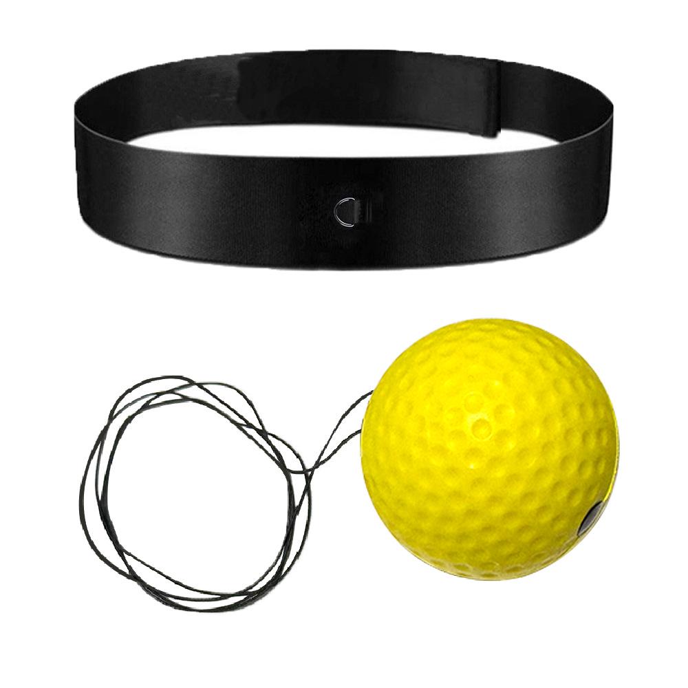 Head-Mounted Boxing Reflex Ball for Training