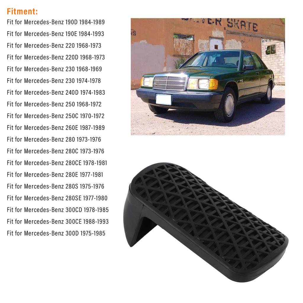 Brake Pedal Pad Cover Rubber 1232910082 Replacement Fit for MercedesBenz E G S SL ML GL C CLS Class
