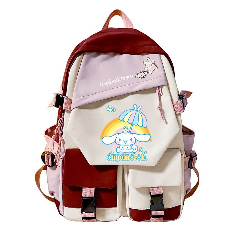 Cute Puppy Cartoon Printed Leisure Travel Bag, Primary And Secondary School Backpack