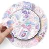 50 Colorful Dreamy Girly Stickers for Notebooks, Water Bottles, and Phones