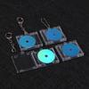 Mini CD Case Keychain for DIY Backpack Decor  Blank Album Shape 1PC Retro Music Album Pendant  Bag Hanging Accessory Creative