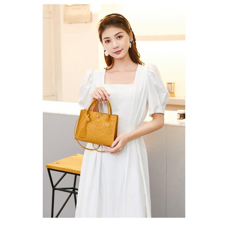 Handbag Large Capacity Bag Womens Embossed Crossbody Bag Shoulder Bag