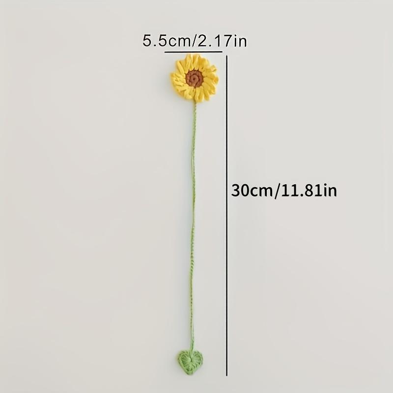 Hand-crocheted Wool Bookmark 4 Strands of Milk Cotton Hand-woven Flower Bookmark Butterfly Bookmark Can Be Pasted