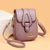 New women's messenger bag, soft leather texture shoulder satchel, mobile phone bag, small square bag, key bag, mother bag.