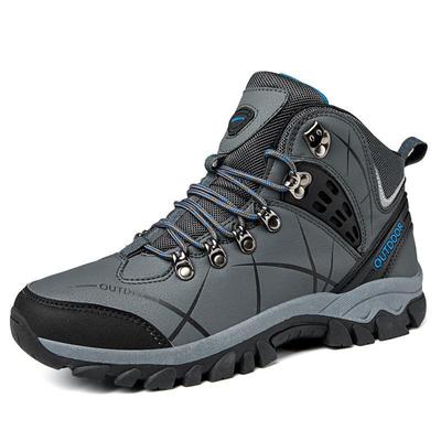 Unisex Hiking and Climbing Shoes - Large Size, Plus Velvet, Warm Outdoor Footwear