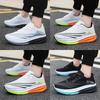 New fly-woven breathable running shoes, men's shoes spring and summer soft-soled casual shoes, men's platform shoes