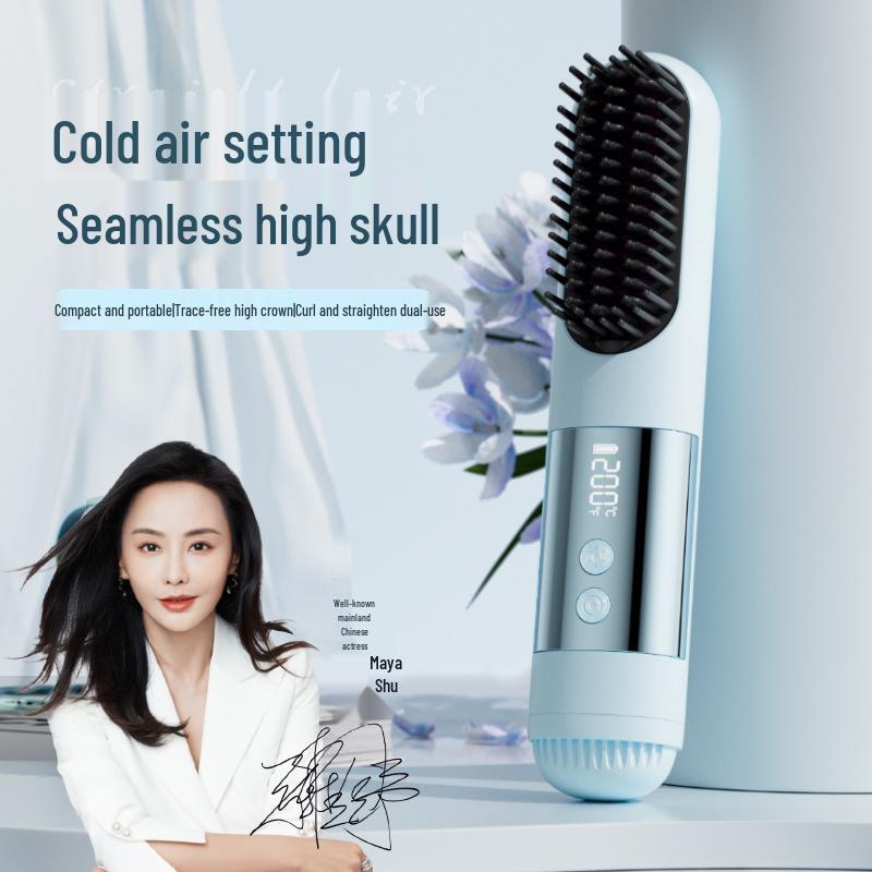 Cross-Border Ionic Hair Straightener Comb: Anti-Scald Design, Fast Heating & High Temperature