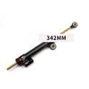 342mm Universal Motorcycle Steering Stabilize Damper Bracket Mount Metal Texture Modified Accessories for Honda Kawasaki Yamaha Carbon Fiber