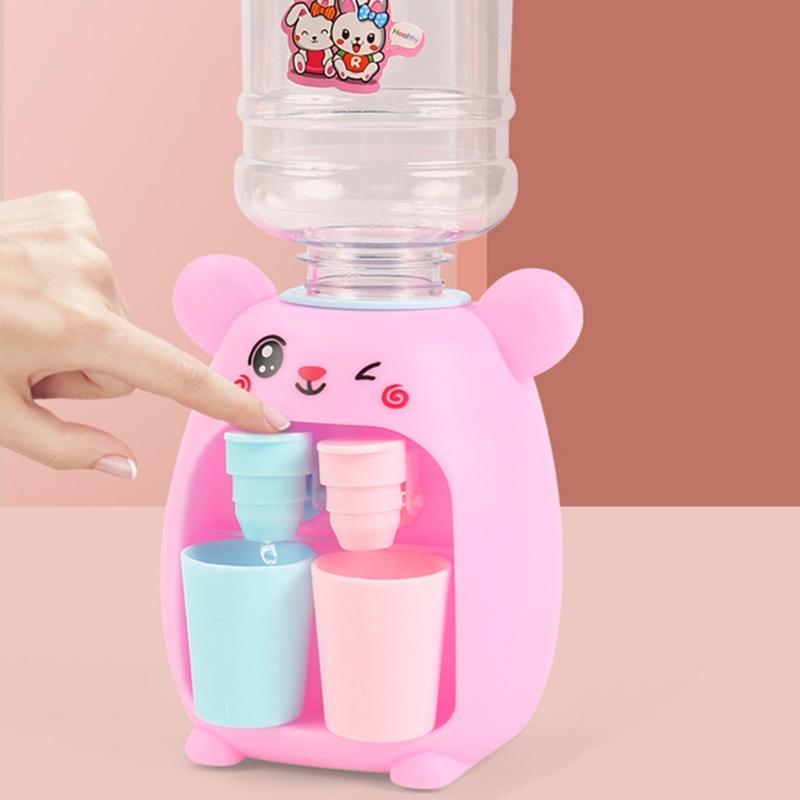 9x18.5cm/3.54x7.28in Girls Water Dispenser Children Lifelike Kitchen Appliance Educational Set Toys for 3-8 Year Old