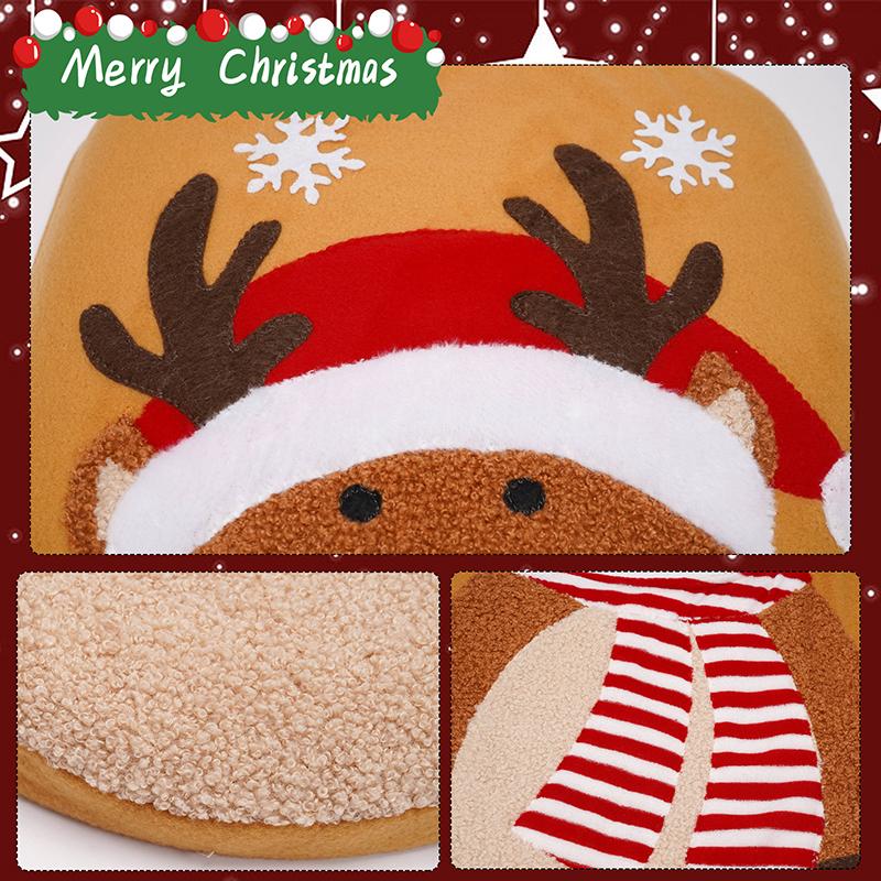 2PCS/SET Decoration Festive Atmosphere Cloth Durable Toilet Multi-element Toilet Cover Gift Christmas Cozy Bathroom